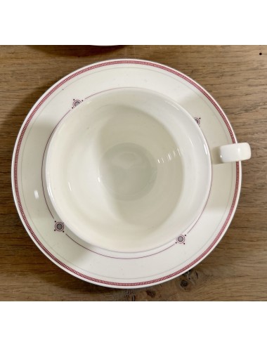 Kop en schotel - voor koffie - Villeroy & Boch - porselein servies gemaakt tussen 1980 en 2005 - décor ARAGON