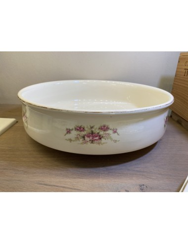 Lampshade bowl - Petrus Regout - décor DOUBLE ROSES.