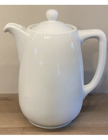 Coffee pot - large, heavy, model - German - version in white porcelain