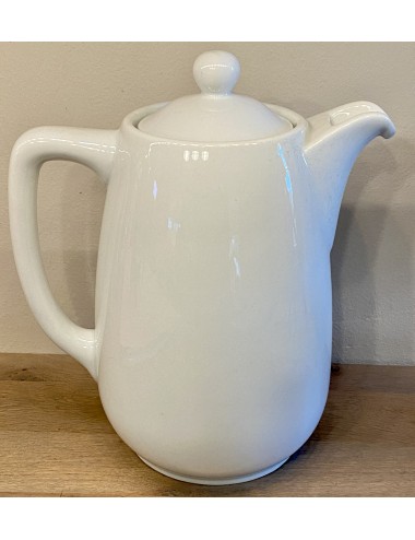 Coffee pot - large, heavy, model - German - version in white porcelain