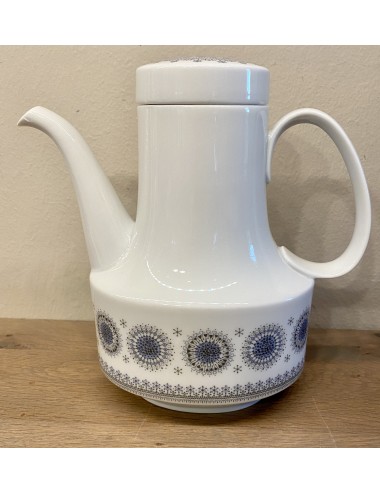 Coffee pot - porcelain - Rosenthal Studio Line - made between 1963-1982 - décor 'Ice Flowers'/designer TAPIO WIRKKALA