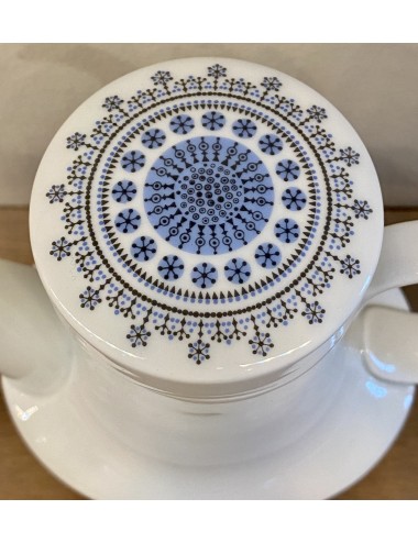 Coffee pot - porcelain - Rosenthal Studio Line - made between 1963-1982 - décor 'Ice Flowers'/designer TAPIO WIRKKALA