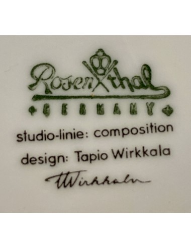 Koffiepot - porselein - Rosenthal Studio Line - gemaakt tussen 1963-1982 - décor 'Ijsbloemen'/designer TAPIO WIRKKALA