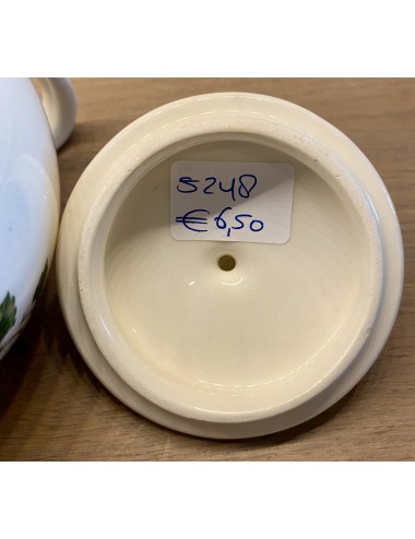 Sugar bowl - round model with lid - British Empire Ware - décor/model BOUQUET