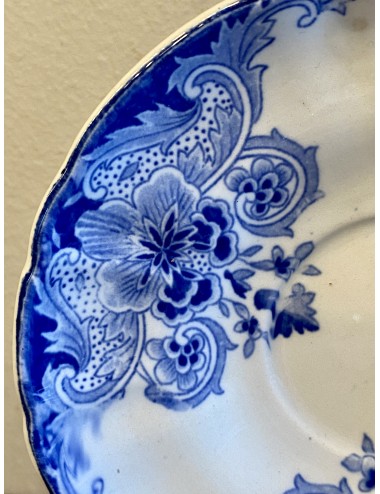 Saucer - Boch - décor DORDRECHT in blue - probably from a mocha cup