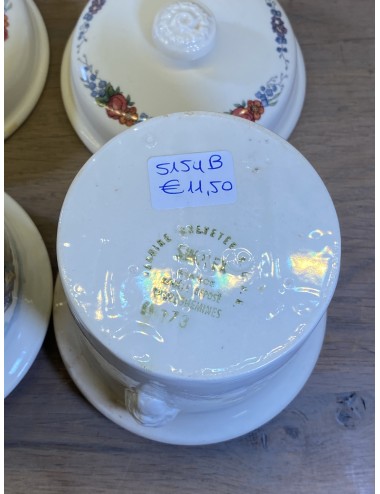 Paté pot / Paté tray - Sarreguemines - décor AGRESTE (H. Loux)