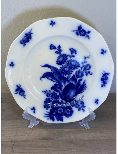 Dinner plate - Villeroy & Boch M.Saar-Basin - décor HAARLEM in flowing blue angular design