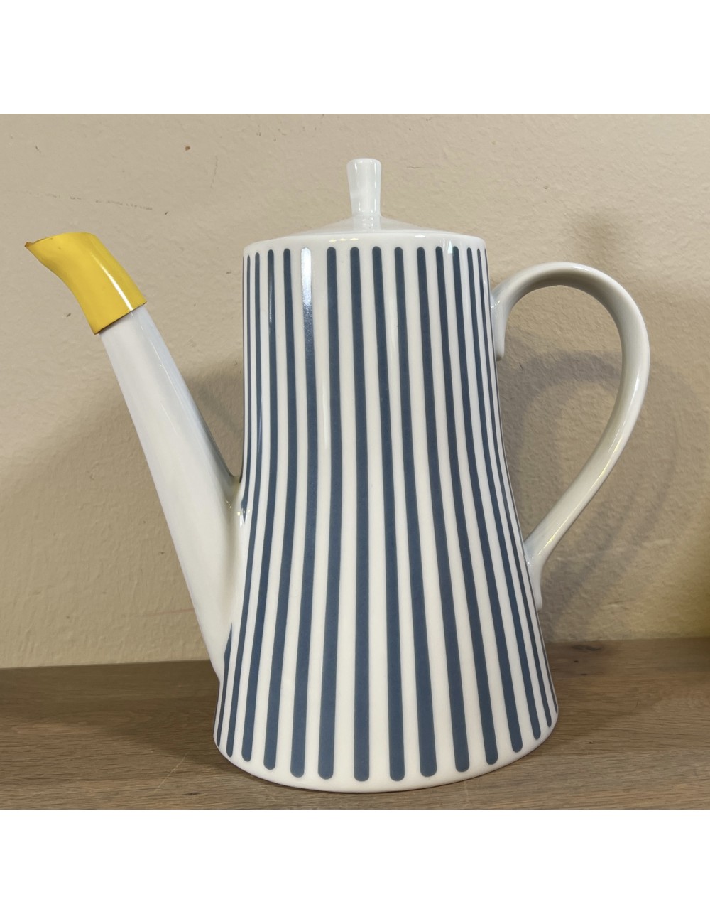 Coffee pot/teapot - Melitta - ZURICH/ZÜRICH series in blue/white striped design