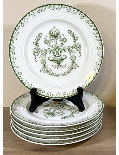 Breakfast plate / Dessert plate - Melitta - JEVERLAND REEPSHOLT 1960-1970 - green decoration