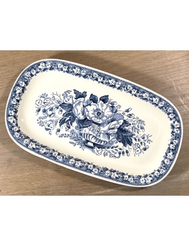 Plate / Ravier / Acid dish - Royal Spinx - décor BALMORAL in blue