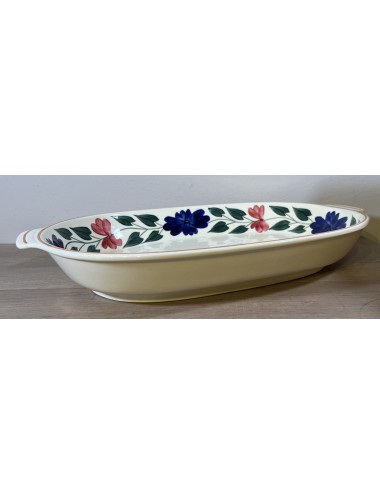 Bread bowl - large model - Societe Ceramique Maestricht - décor BOERENBONT