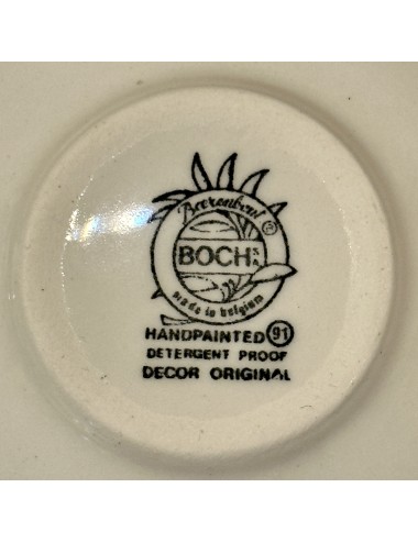 Cup and saucer - Boch - décor BOERENBONT