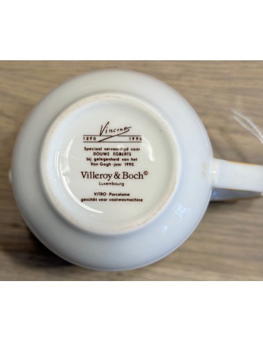 Milk jug - Villeroy & Boch - décor VINCENT 1890-1990 - specially made for Douwe Egberts