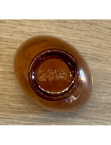 Eye glass - smaller model - brown glass with number 2803 on the bottom
