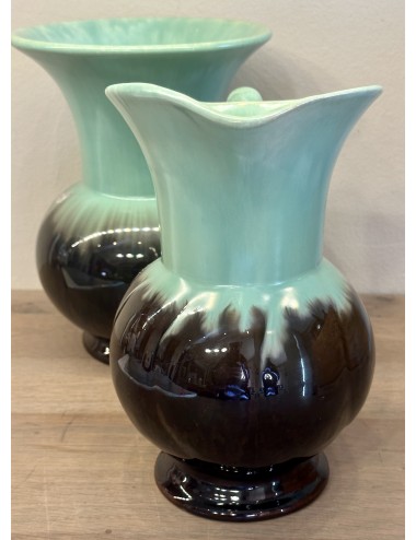 Jug / Pouring jug - Bay Keramik - décor KÖLN in dark brown/green