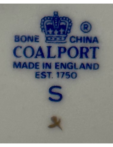 Plate - oval model - Bone China - Coalport - décor PAGEANT