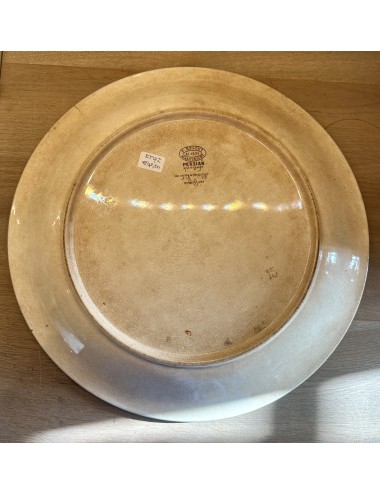 Rice dish / Plate - large round model - Petrus Regout - décor PERSIAN