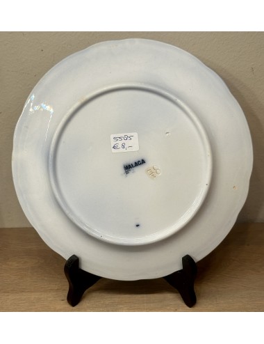 Dinner plate / Dinner plate - Petrus Regout - décor MALAGA in flowing blue