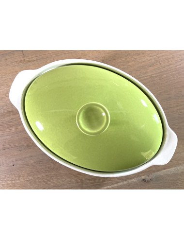 Oven dish - oval model - Royal Sphinx - décor BON APPETIT with decoration