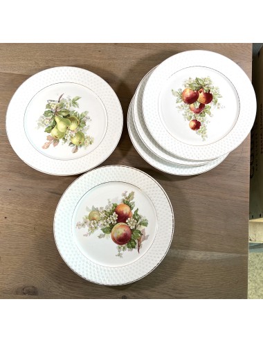Ontbijtbord / Dessertbord / Fruitbord - Societe Ceramique Maestricht - décor in verschillende soorten fruit