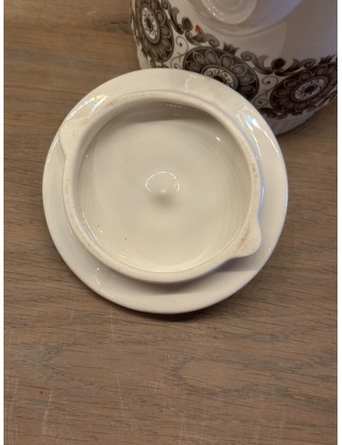 Coffee pot - Boch - décor MURIELLE in brown/gray (1966) - shape DELTA