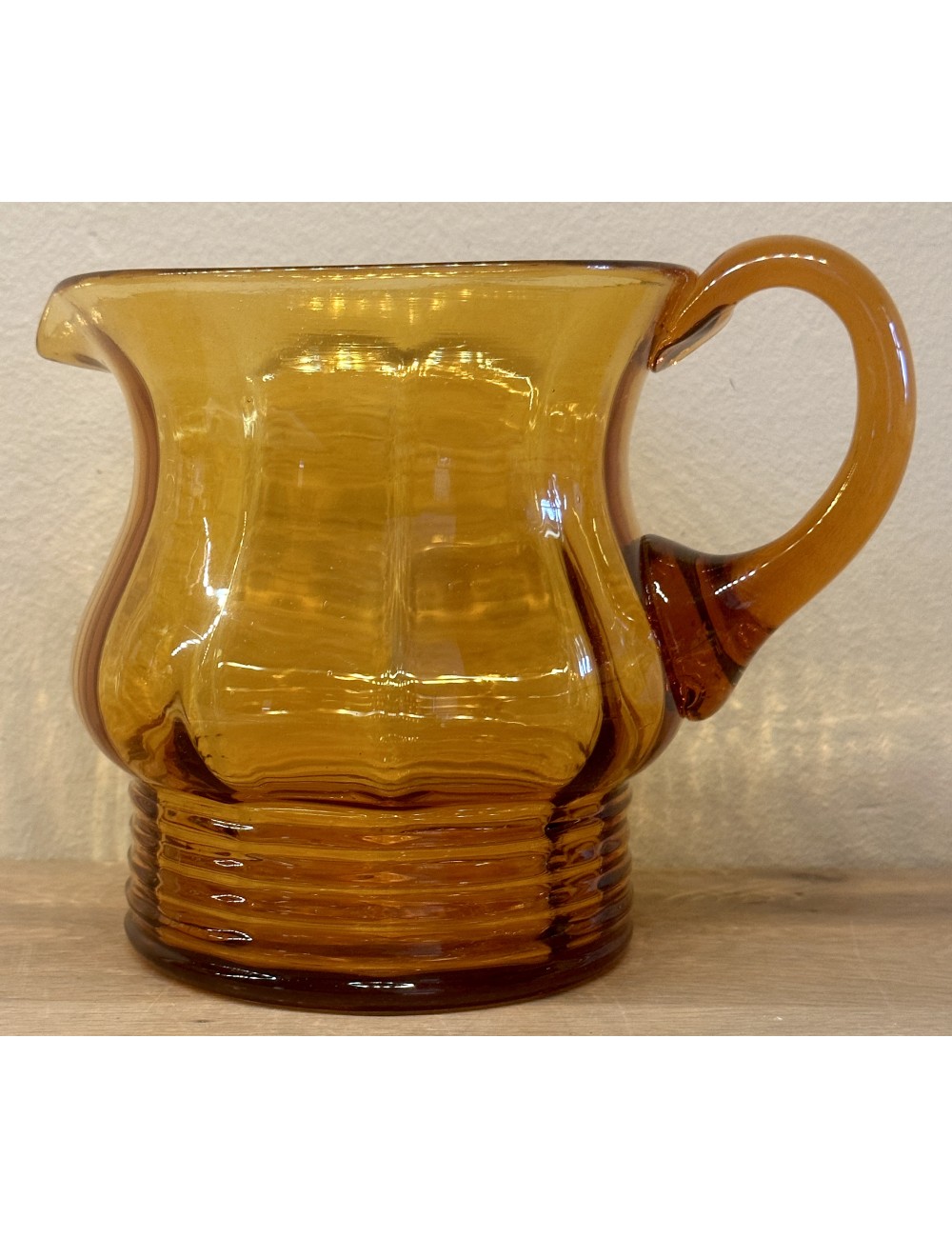 Jug / Water jug / Juice jug - made of brown glass