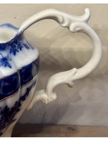 Waterkan - groot model - Stanley Pottery (England) - décor/model TOURAINE in blauw