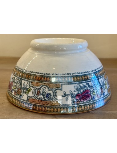 Bowl / Salad bowl - large model - Budyan Faience factory (Ukraine) - décor with gold lustre