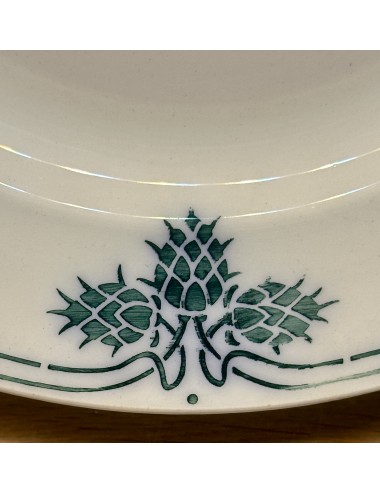 Dinerbord / Eetbord - Villeroy & Boch Wallerfangen - décor van distels in groen/blauw