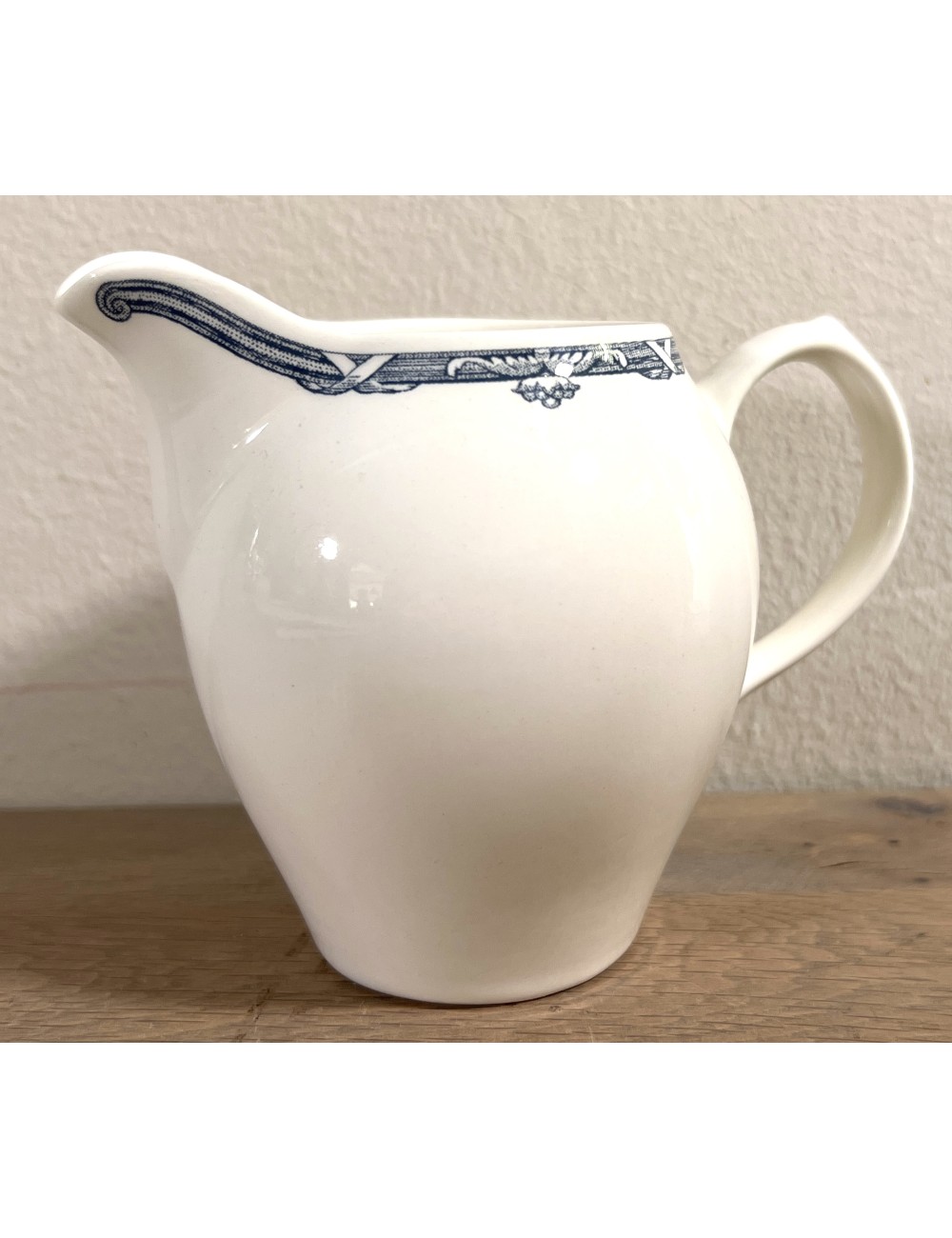 Milk jug - Royal Boch - décor ALAHAMBRA (made between 2000-2002) executed in blue