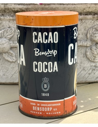Voorraadblik - Bensdorp cacao - model voor de export