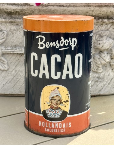 Voorraadblik - Bensdorp cacao - model voor de export