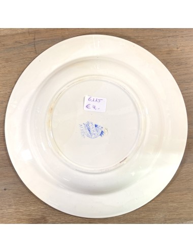 Deep plate / Soup plate / Pasta plate - Boch - décor ALBERT executed in blue