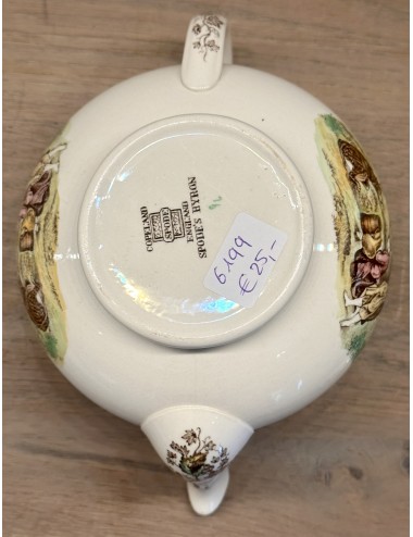 Teapot - smaller model - Copeland Spode England - décor SPODE'S BYRON in multi-colored design