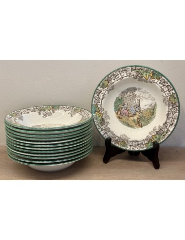 Dessert bowl - Copeland Spode England - décor SPODE'S BYRON in multi-colored design