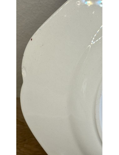 Dinner plate - square model - Copeland Spode England - décor SPODE'S BYRON in multicolor version