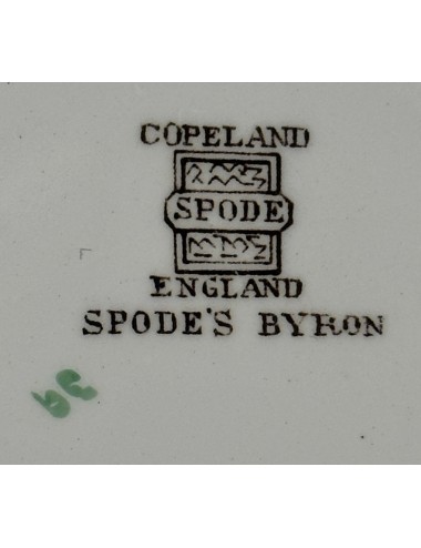 Dinerbord / Eetbord - rond model - Copeland Spode England - décor SPODE'S BYRON in meerkleurige uitvoering