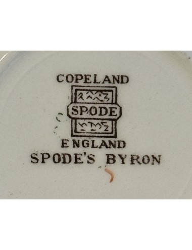 Saucer - Copeland Spode England - décor SPODE'S BYRON in multi-colored design
