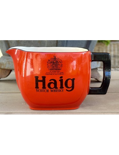 Whisky jug - Carltonware England 6/56 - for HAIG SCOTCH WHISKY - finished in red and black