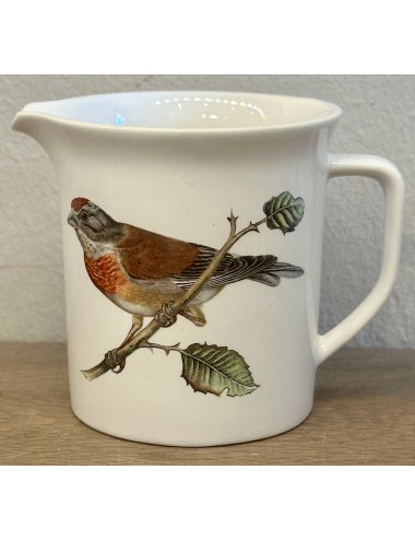 Milk jug - Villeroy & Boch Luxembourg - décor with image of a bird and a cat tree