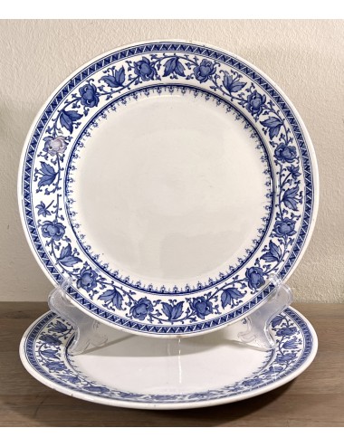 Dinner plate - Sarreguémines - décor SYRA executed in blue