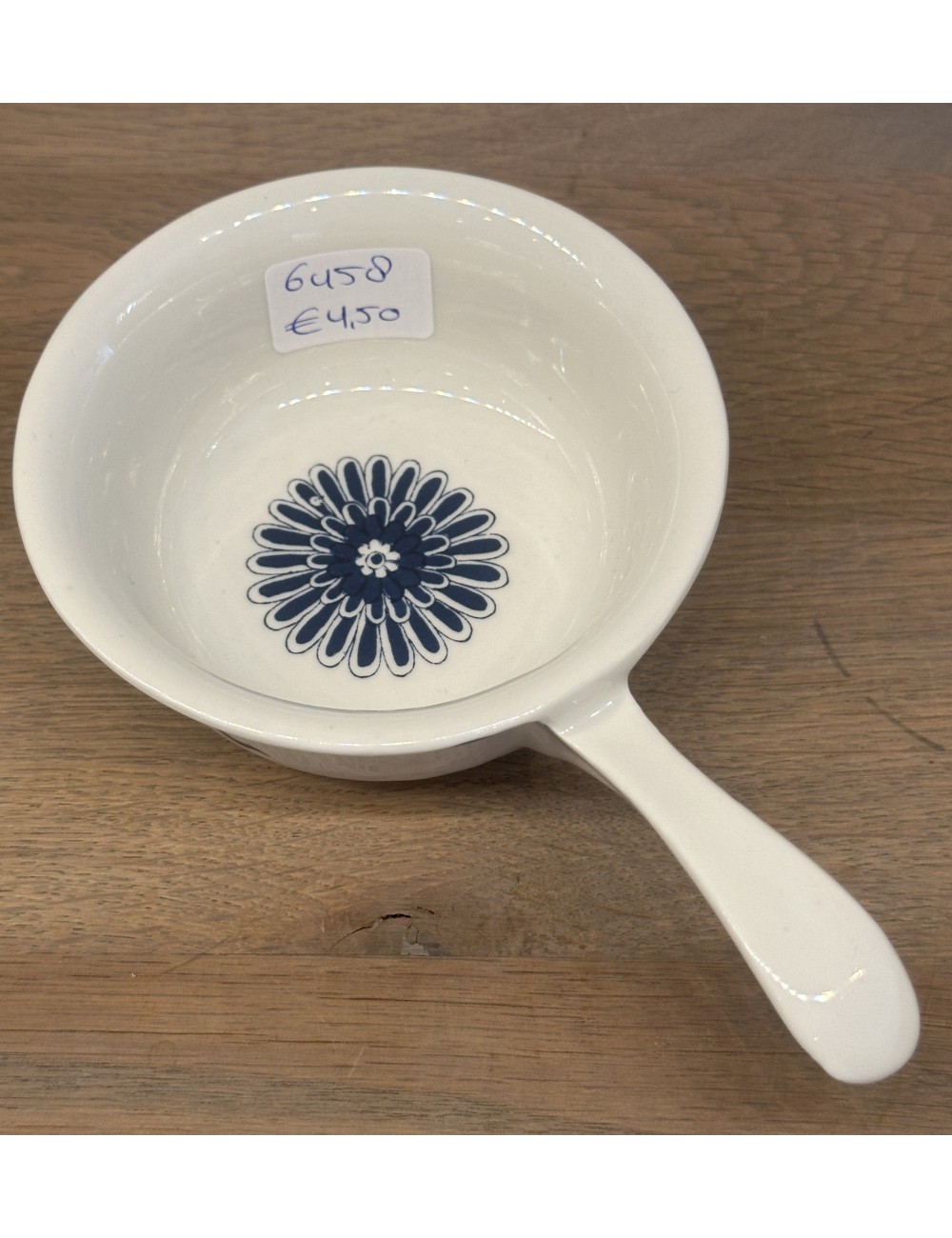 Sauce bowl / Bowl - porcelain - Porcelain de Paris - décor MING BLUE with blue decorations