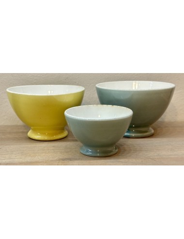 Bowl - medium model - Boch - décor executed in gray color