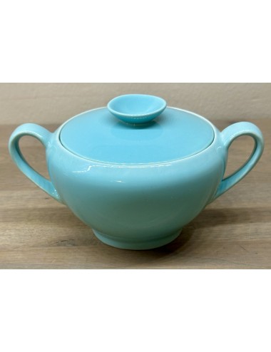 Sugar bowl - round model with lid and 2 handles - unmarked but Royal Goedewaagen