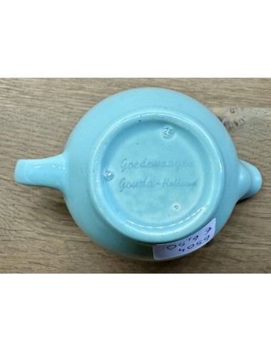 Milk jug - Royal Goedewaagen - décor in kind of green/blue color