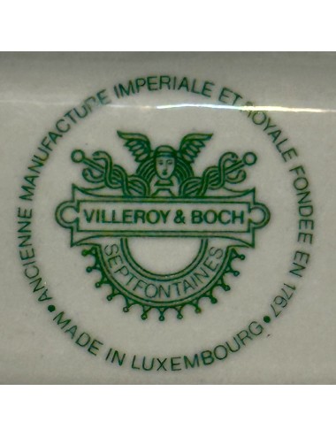 Gravy boat / Sauce bowl - Villeroy & Boch - décor TRIANON with green/pink decoration in refractory porcelain
