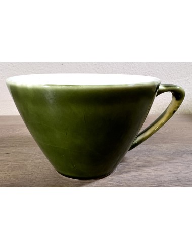 Cup - without saucer - Boch - shape MIAMI executed in dark green