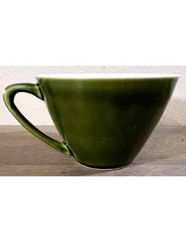 Cup - without saucer - Boch - shape MIAMI executed in dark green