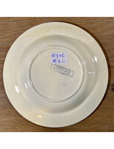 Deep plate / Soup plate / Pasta plate - small model, children's service - marked IVOIRE (probably Nimy)