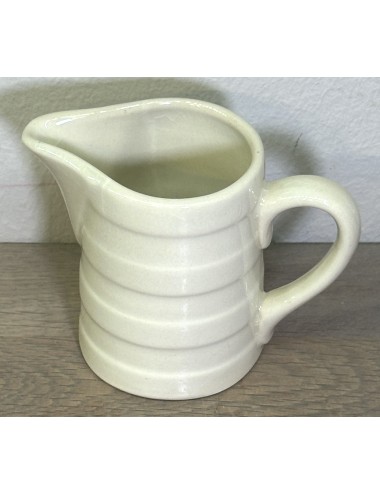 Water jug / Milk jug - small model - Boch Frères -executed in creamy white/beige